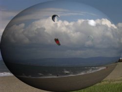 Fleetwood kitesurfing