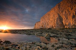 Sunset at Seaford Head