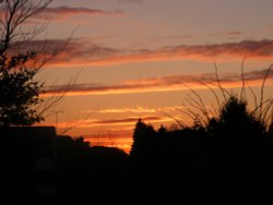 Sunset over Ruislip 2 Wallpaper