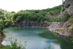 Quarry Pool at Castlemorton Common Wallpaper