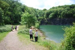 Quarry pool at Castlemorton Common