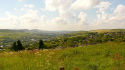 The Pennines above Mossley Wallpaper