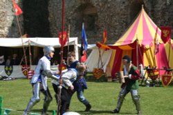 Historical Display in the Cstle Grounds
