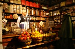 The local store. Wallpaper