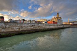 Evening scene at Ramsgate