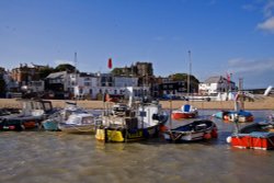 Moored at Broadstairs Wallpaper