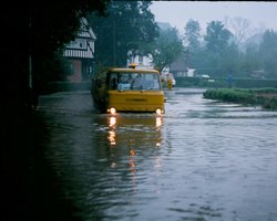 Floods Eastcote village 1977