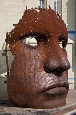 Closeup of the mask