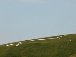 The White Horse, Vale of White Horse, Uffington, Oxon