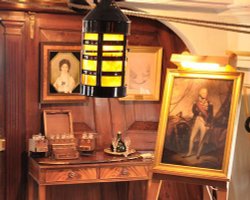 Part of Nelson's cabin, HMS Victory Wallpaper