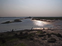 The River Crouch at North Fambridge, Essex, England