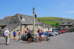 Corfe Castle - Village June 2009 Wallpaper