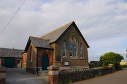 Picture of Methodist Church in Cornish village of Menheniot - June 2009 Wallpaper