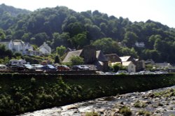 The west bank of the river. Wallpaper