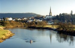 Ross-on-Wye from A40 Bridge