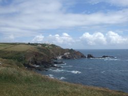 Lizard Lighthouse and Old Lifeboat Station Wallpaper