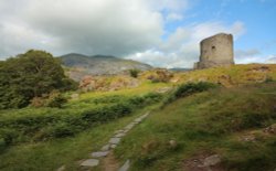 Dolbadarn Castle near Llanberis Wallpaper