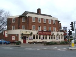 The Windmill Pub (now demolished) Wallpaper