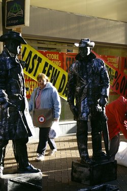 Street actors.