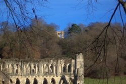 Overlooking the Abbey Wallpaper