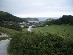 Lulworth Cove Wallpaper