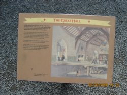 One of the signs in Restormel indicting uses of rooms Wallpaper