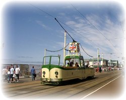 Boat tram, Blackpool Wallpaper