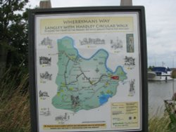 Hardley info board at the Staithe Wallpaper