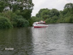 River Yare at Brundall Wallpaper