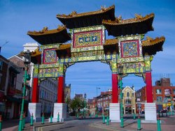 China Town, Liverpool Wallpaper