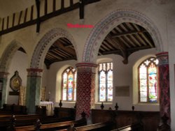 Theberton St. Peters Church, Interior Wallpaper