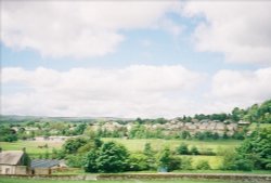 Skipton as viewed from the Settle-Carlisle train Wallpaper