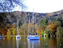Autumn colours from Bowness Bay. Wallpaper