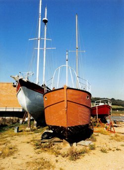 Three boats.