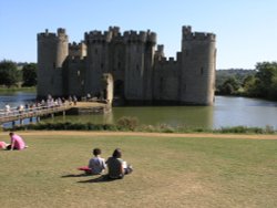 Bodiam from the North Wallpaper