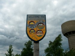 Village sign Wallpaper