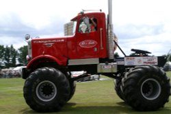 And thats a BIG truck. Wallpaper