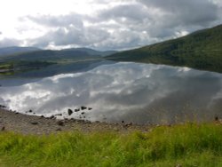 Loch Assynt near Ardvrech Castle Wallpaper