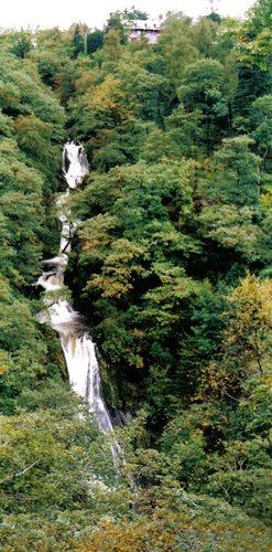 This is what we came to see. Devils Bridge Falls.