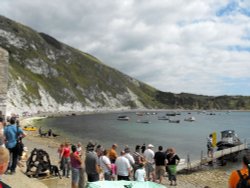 Lulworth Cove Beach Wallpaper