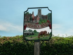 Village sign Wallpaper
