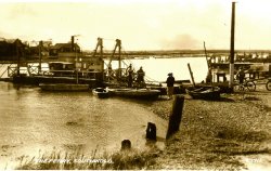 The old Southwold to Walberswick Ferry, now it is just a rowing boat