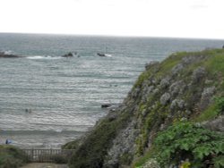 View from the edge of a Bude bluff