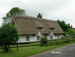 Thatched Cotage Wallpaper