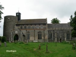 Wortham St. Marys Church. Wallpaper