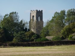 Corton Church Tower Wallpaper