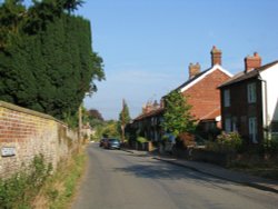 A Street in Wenhaston Wallpaper