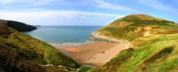 Mwnt beach near Cardigan Wallpaper