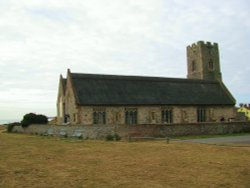 Pakefield Church back view. Wallpaper