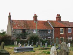 Old houses near the Church. Wallpaper